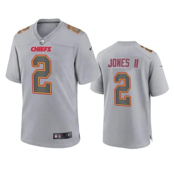 Ronald Jones II Kansas City Chiefs Gray Atmosphere Fashion Game Jersey