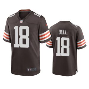 David Bell Cleveland Browns Brown Game Jersey
