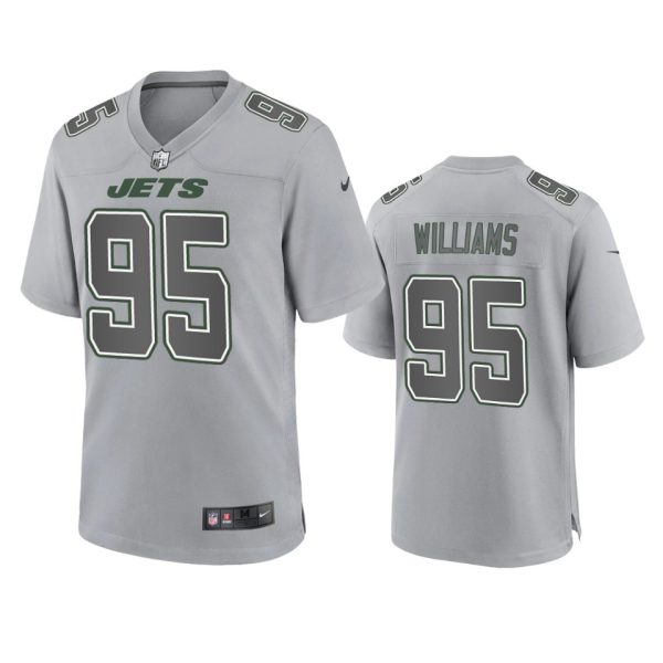 Quinnen Williams New York Jets Gray Atmosphere Fashion Game Jersey