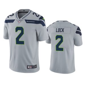 Drew Lock Seattle Seahawks Gray Vapor Limited Jersey