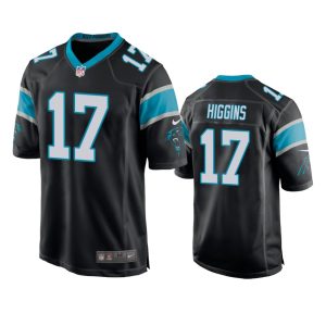 Rashard Higgins Carolina Panthers Black Game Jersey