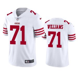 Trent Williams San Francisco 49ers 2022-23 Vapor Limited White Jersey - Men's