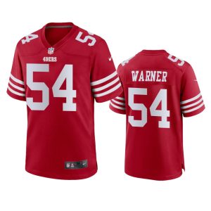 Fred Warner San Francisco 49ers 2022-23 Game Scarlet Jersey - Men's