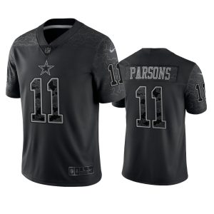 Micah Parsons Dallas Cowboys Black Reflective Limited Jersey