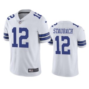 Roger Staubach Dallas Cowboys White Vapor Limited Jersey