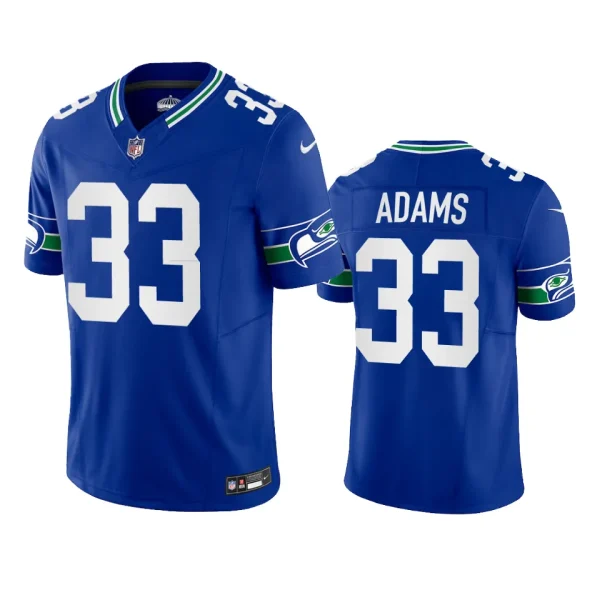 Jamal Adams Seattle Seahawks Royal Throwback F.U.S.E. Limited Jersey