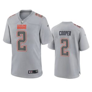 Amari Cooper Cleveland Browns Gray Atmosphere Fashion Game Jersey