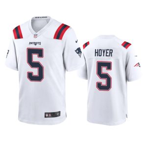 Brian Hoyer New England Patriots White Game Jersey
