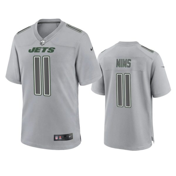 Denzel Mims New York Jets Gray Atmosphere Fashion Game Jersey