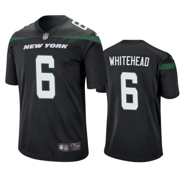 Jordan Whitehead New York Jets Black Game Jersey