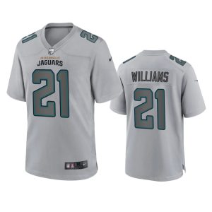 Darious Williams Jacksonville Jaguars Gray Atmosphere Fashion Game Jersey