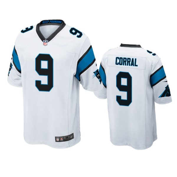 Matt Corral Carolina Panthers White Game Jersey