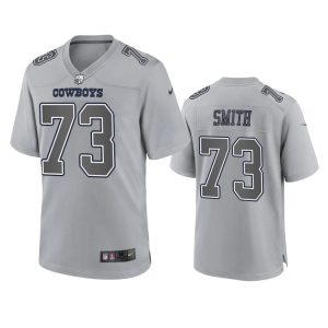 Tyler Smith Dallas Cowboys Gray Atmosphere Fashion Game Jersey