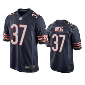 Elijah Hicks Chicago Bears Navy Game Jersey