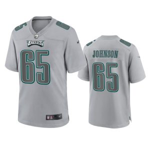 Lane Johnson Philadelphia Eagles Gray Atmosphere Fashion Game Jersey