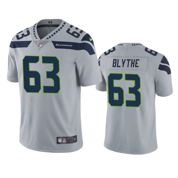 Austin Blythe Seattle Seahawks Gray Vapor Limited Jersey