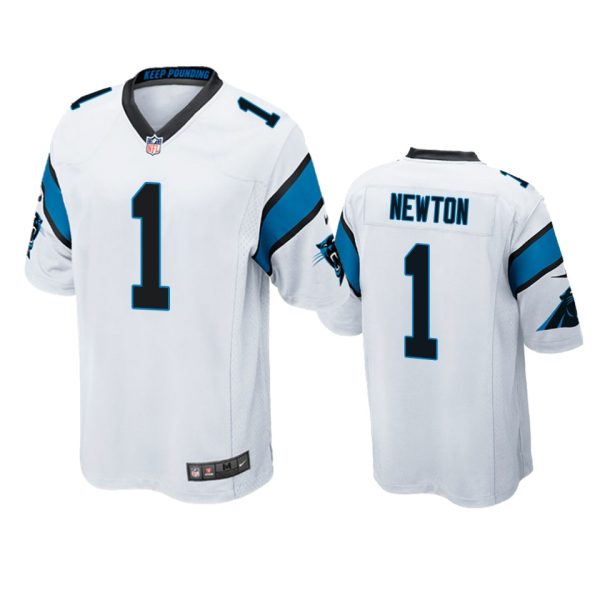 Cam Newton Carolina Panthers White Game Jersey