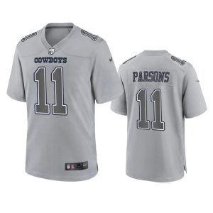 Micah Parsons Dallas Cowboys Gray Atmosphere Fashion Game Jersey