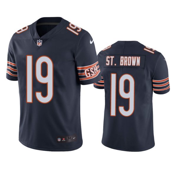 Equanimeous St. Brown Chicago Bears Navy Vapor Limited Jersey
