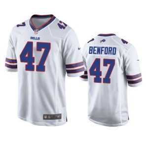 Christian Benford Buffalo Bills White Game Jersey