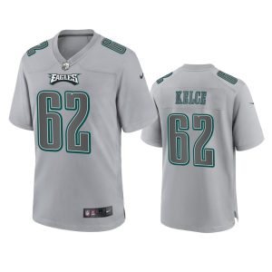 Jason Kelce Philadelphia Eagles Gray Atmosphere Fashion Game Jersey