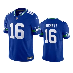 Tyler Lockett Seattle Seahawks Royal Throwback F.U.S.E. Limited Jersey