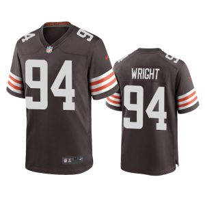 Alex Wright Cleveland Browns Brown Game Jersey