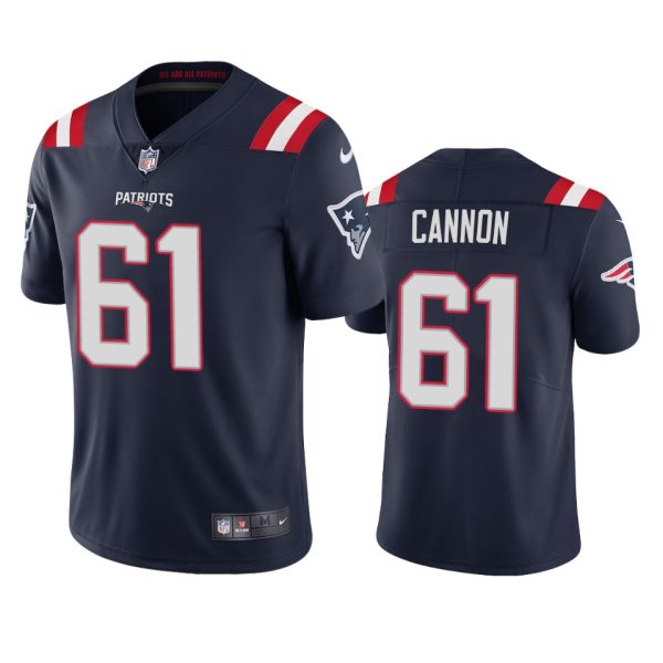Marcus Cannon New England Patriots Navy Vapor Limited Jersey