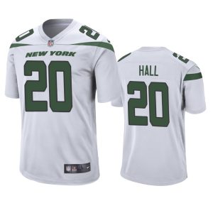 Breece Hall New York Jets White Game Jersey