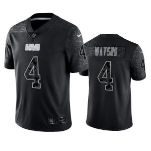 Deshaun Watson Cleveland Browns Black Reflective Limited Jersey