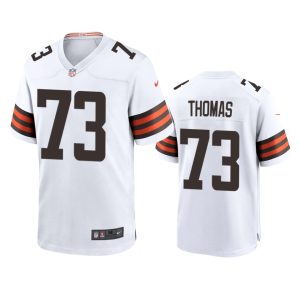 Joe Thomas Cleveland Browns White Game Jersey