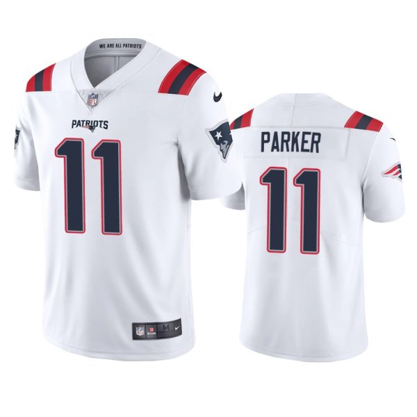 DeVante Parker New England Patriots White Vapor Limited Jersey