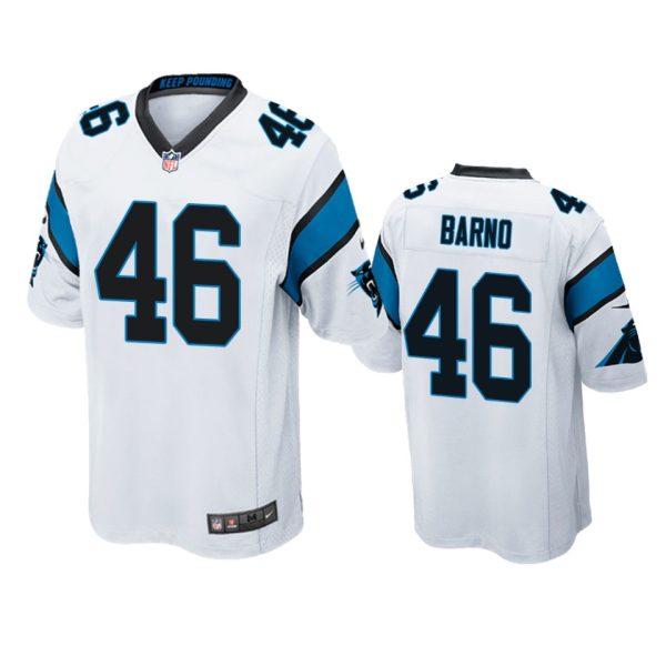 Amare Barno Carolina Panthers White Game Jersey