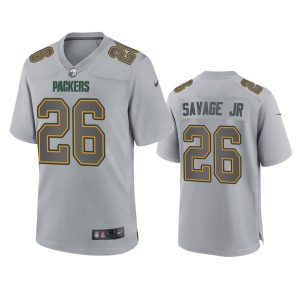 Darnell Savage Jr. Green Bay Packers Gray Atmosphere Fashion Game Jersey