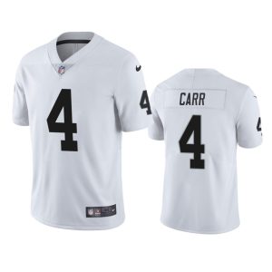 Derek Carr Las Vegas Raiders White Vapor Limited Jersey