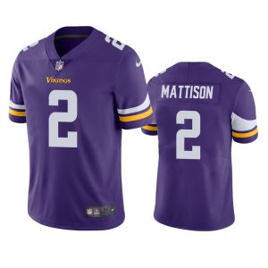Alexander Mattison Minnesota Vikings Purple Vapor Limited Jersey - Men's