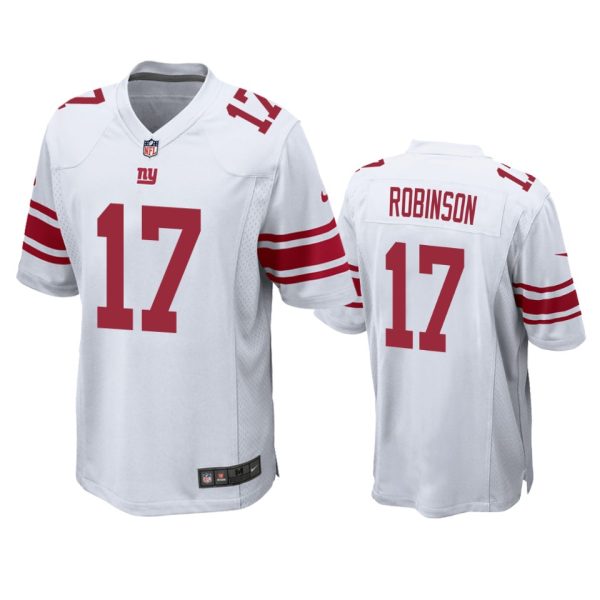 Wan'Dale Robinson New York Giants White Game Jersey