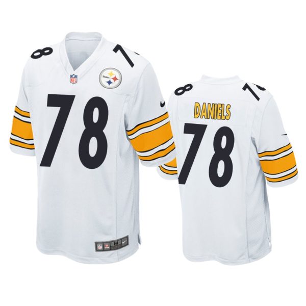 James Daniels Pittsburgh Steelers White Game Jersey