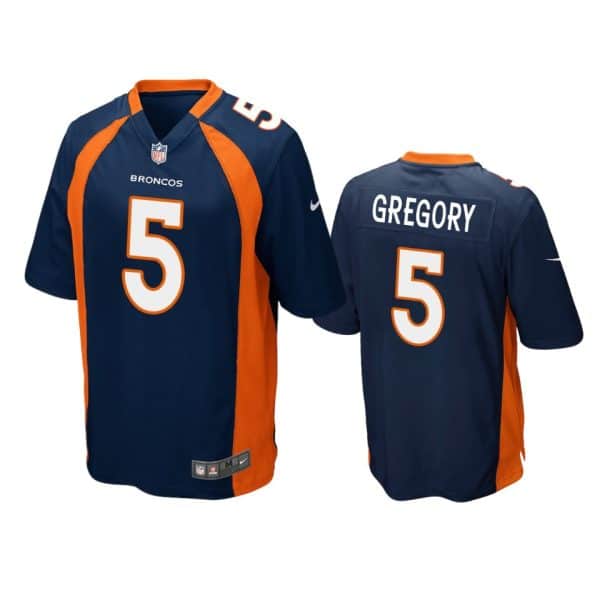 Randy Gregory Denver Broncos Navy Game Jersey