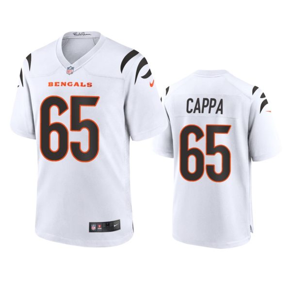 Alex Cappa Cincinnati Bengals White Game Jersey