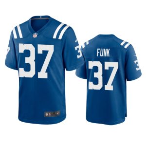 Jake Funk Indianapolis Colts Royal Game Jersey