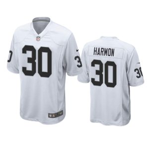 Duron Harmon Las Vegas Raiders White Game Jersey