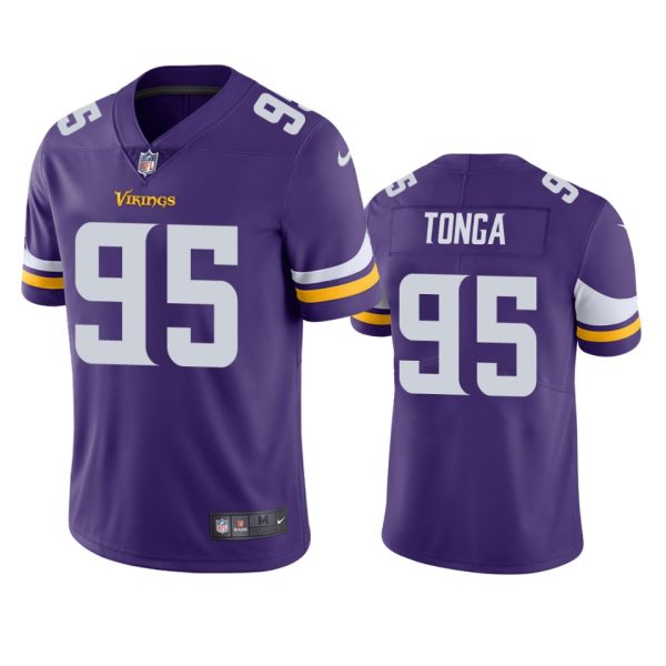 Khyiris Tonga Minnesota Vikings Purple Vapor Limited Jersey