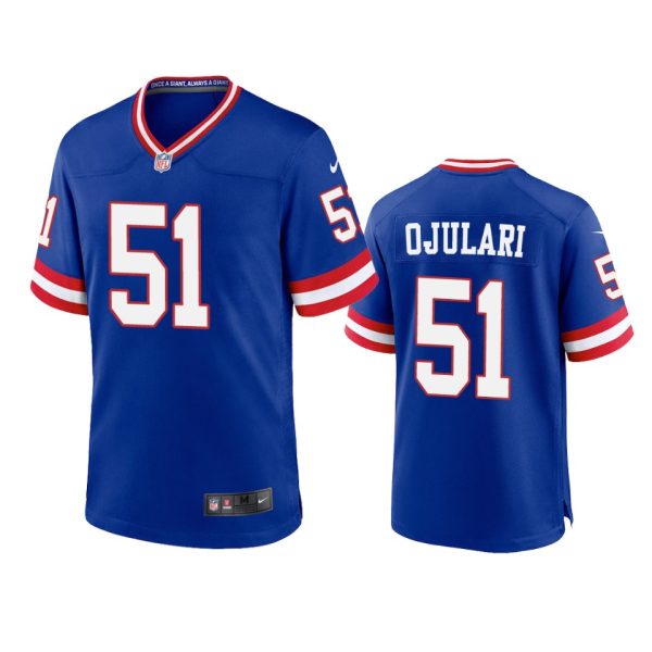 Azeez Ojulari New York Giants Royal Classic Game Jersey