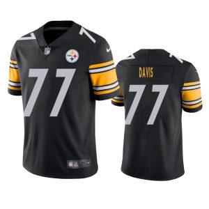 Jesse Davis Pittsburgh Steelers Black Vapor Limited Jersey - Men's