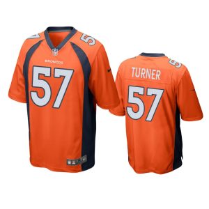 Billy Turner Denver Broncos Orange Game Jersey