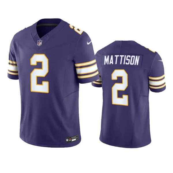 Alexander Mattison Minnesota Vikings Purple Classic F.U.S.E. Limited Jersey