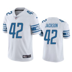 Justin Jackson Detroit Lions White Vapor Limited Jersey