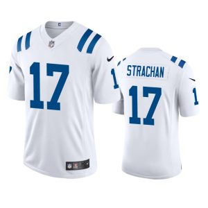 Mike Strachan Indianapolis Colts White Vapor Limited Jersey