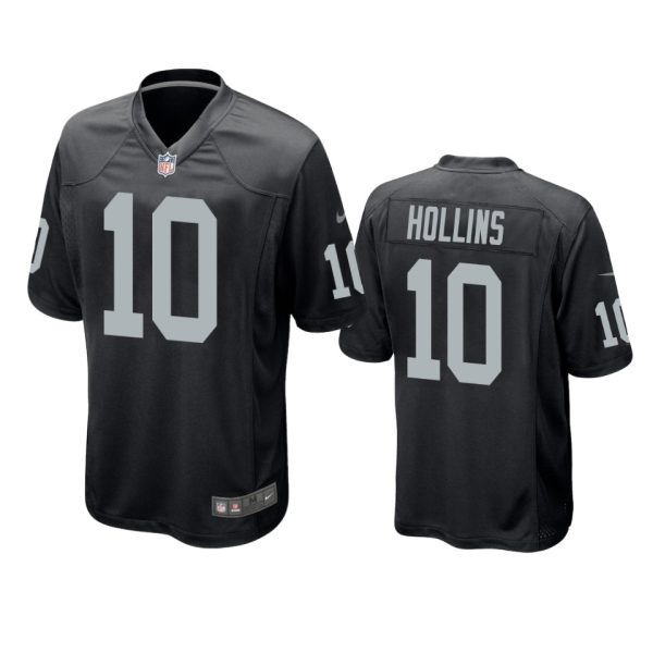 Mack Hollins Las Vegas Raiders Black Game Jersey